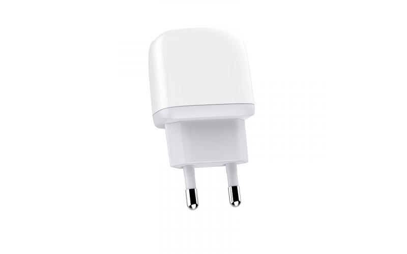 LDNIO Fast Wall Charger 2.4A Dual USB EU Plug (USB Type-C cable included) [ A2219 ]
